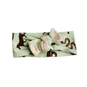 Emerson Giddyup! Bamboo Baby Headband NEW